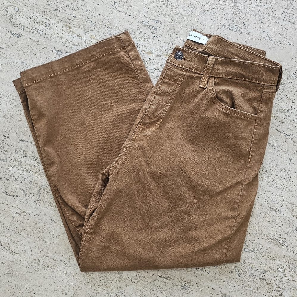 Flying Monkey Brown Cropped Pants